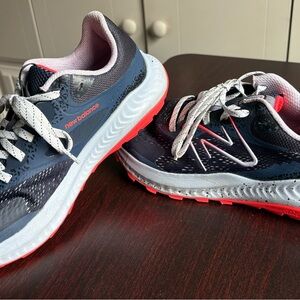 New Balance Blue and Red Athletic Sneakers